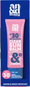 A.N.D. beauty Sonnencreme Gesicht, clear sun balm, LSF 30, 50 ml