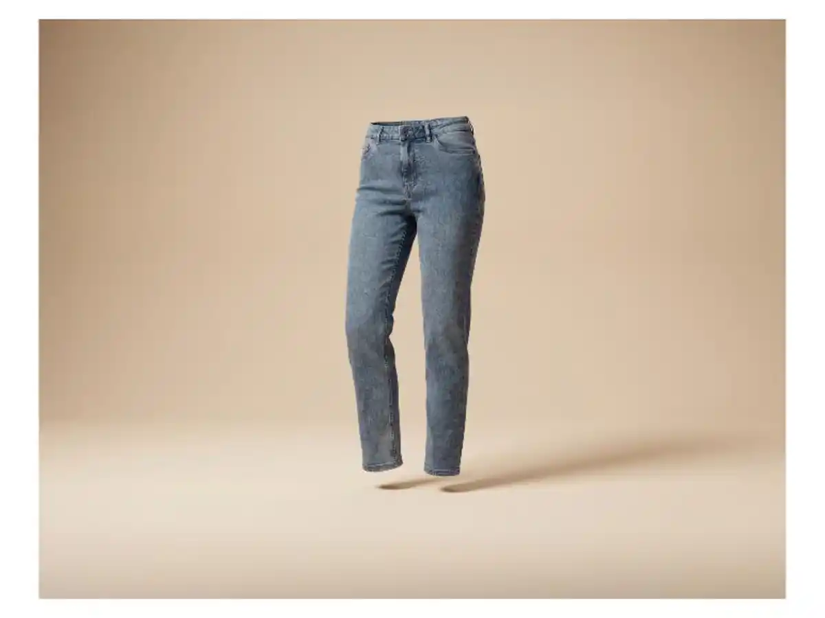 Bild 2 von ESMARA® Damen Jeans, Straight Fit, hohe Leibhöhe