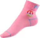 Bild 3 von Fascino Socken mit kurzem Schaft & Peace-Motiv rosa Gr. 39-42, 1 St