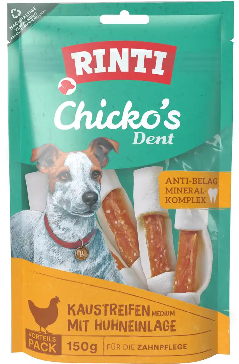 Bild 1 von Rinti Hundesnacks Huhn Medium Chicko Dent 150 g
