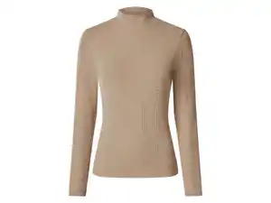 ESMARA® Damen Gerippter Strickpullover