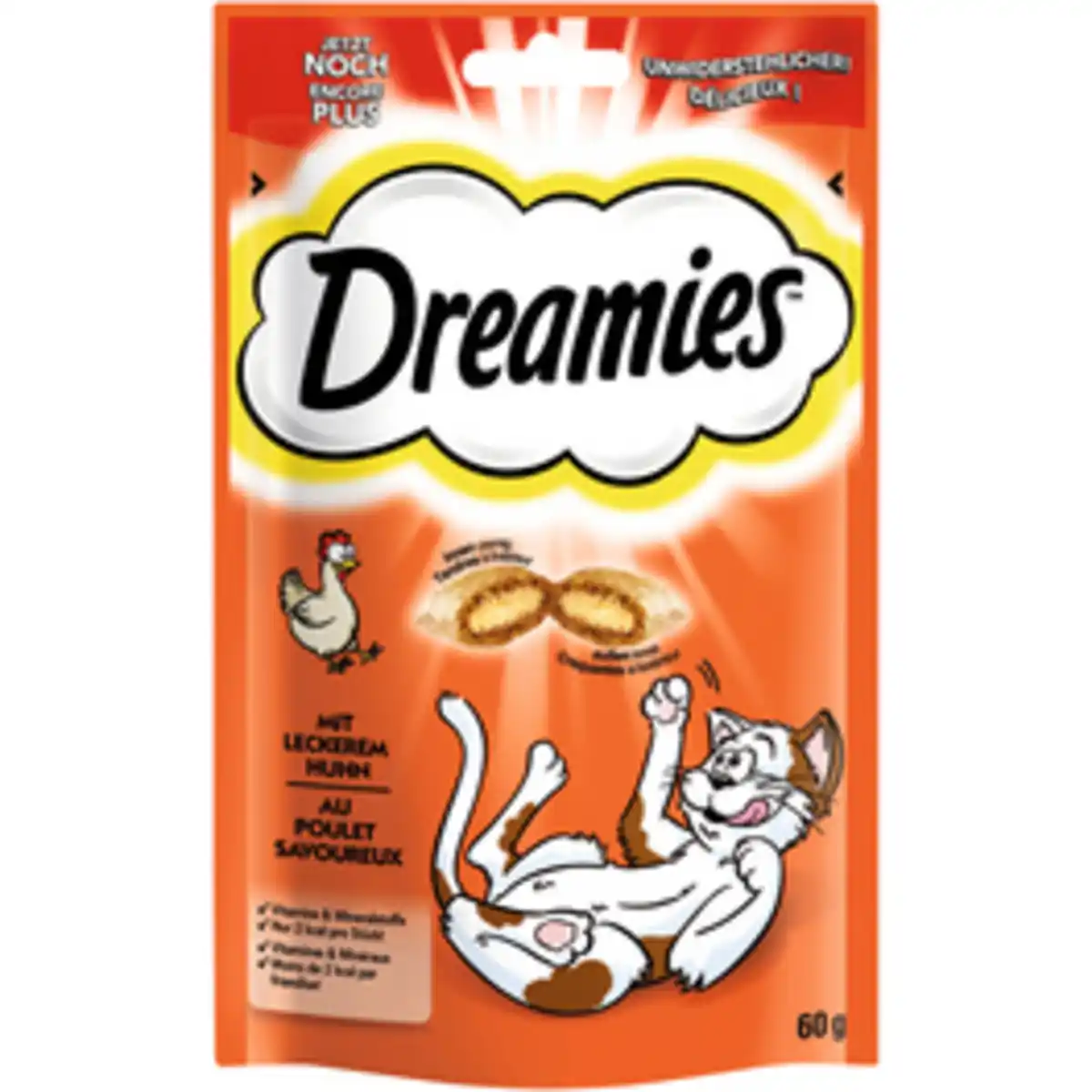 Bild 1 von DREAMIES Katzensnack, 60 g, Huhn