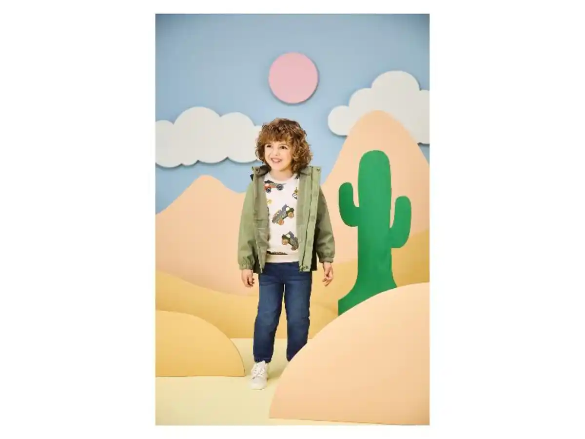 Bild 2 von LUPILU® Kinder Softshelljacke mit Farbwechsel bei Regen