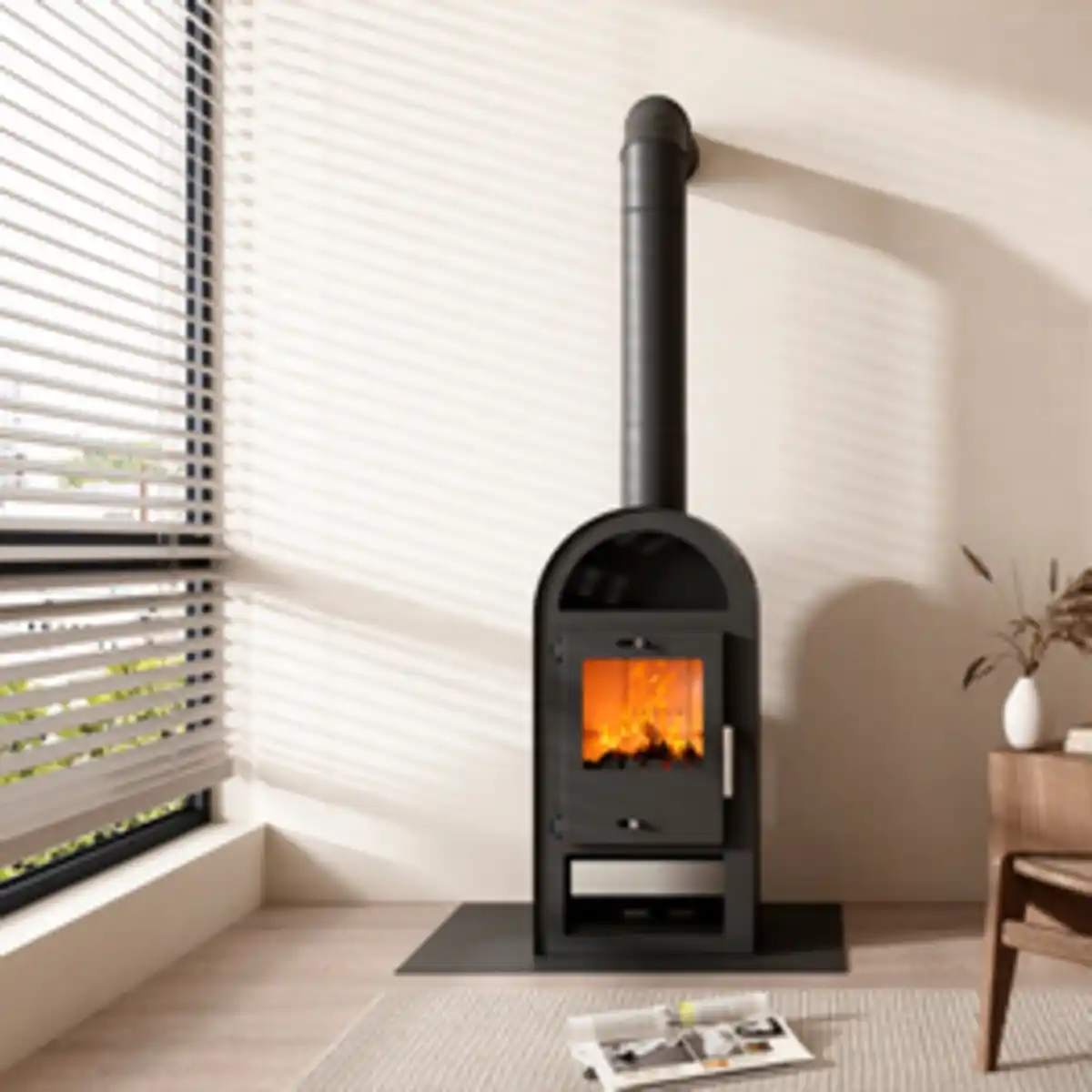 Bild 2 von accente Ofen »Magna 3.0 plus«, BxH: 48 x 98,5 cm, 7,5 kW, Stahl