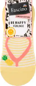 Fascino Füßlinge mit Flip-Flop-Motiv gelb Gr. 39-42, 1 St