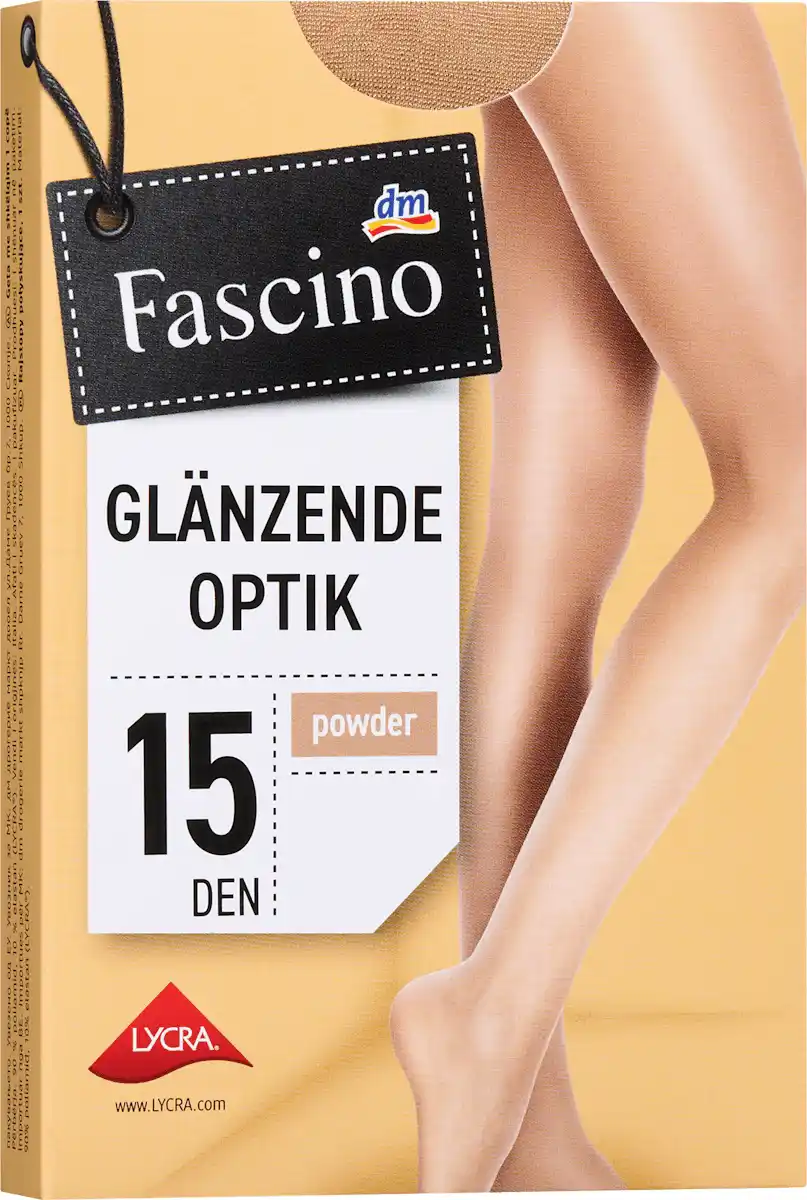 Bild 1 von Fascino Strumpfhose glänzend powder Gr. 42/44, 15 DEN, 1 St