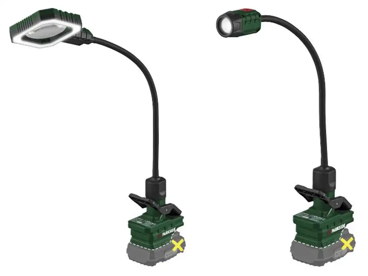 Bild 2 von PARKSIDE® 20 V Akku-LED-Schwanenhals-Lupe »PLSLA 20-Li A1«, -Spotlicht »PLSSA 20-Li A1« - ohne Akku – ohne Ladegerät