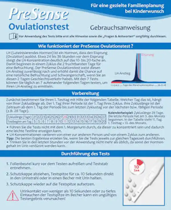 Bild 3 von PreSense Ovulationstest, 7 St