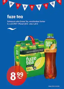 fuze tea Schwarzer oder Grüner Tee verschiedene Sorten