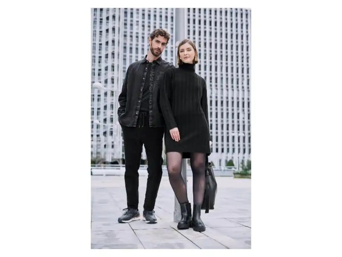Bild 2 von ESMARA® Damen Strickkleid, mit recyceltem Material