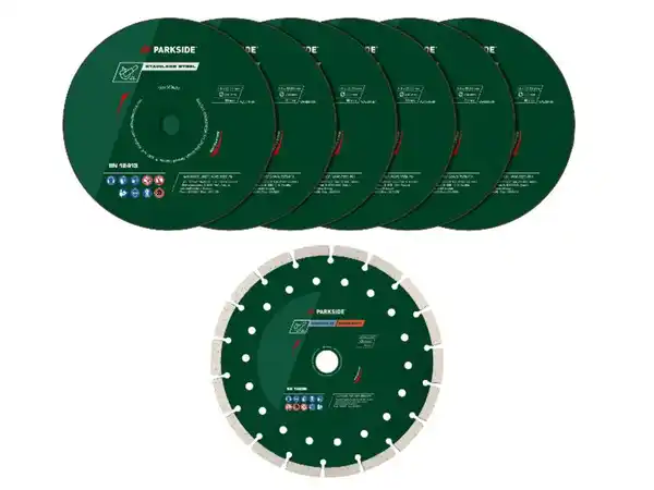 Bild 3 von PARKSIDE® Edelstahl-Trennscheiben-Set; Diamant-Trennscheibe