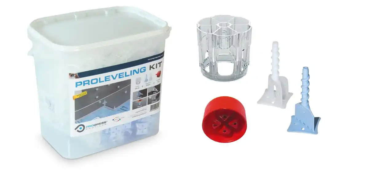 Bild 1 von Proleveling Fliesenzubehör-Eimer 251 tlg. für Drehsystem