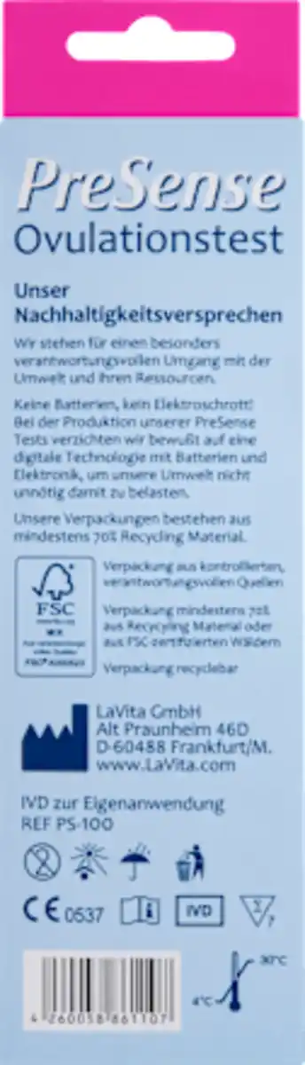 Bild 1 von PreSense Ovulationstest, 7 St