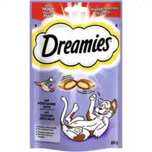 DREAMIES Katzensnack, 60 g, Ente