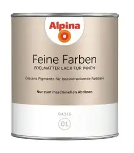 Alpina Feine Farben Wandfarbe konservierungsmittelfrei - jetzt Farbton mischen