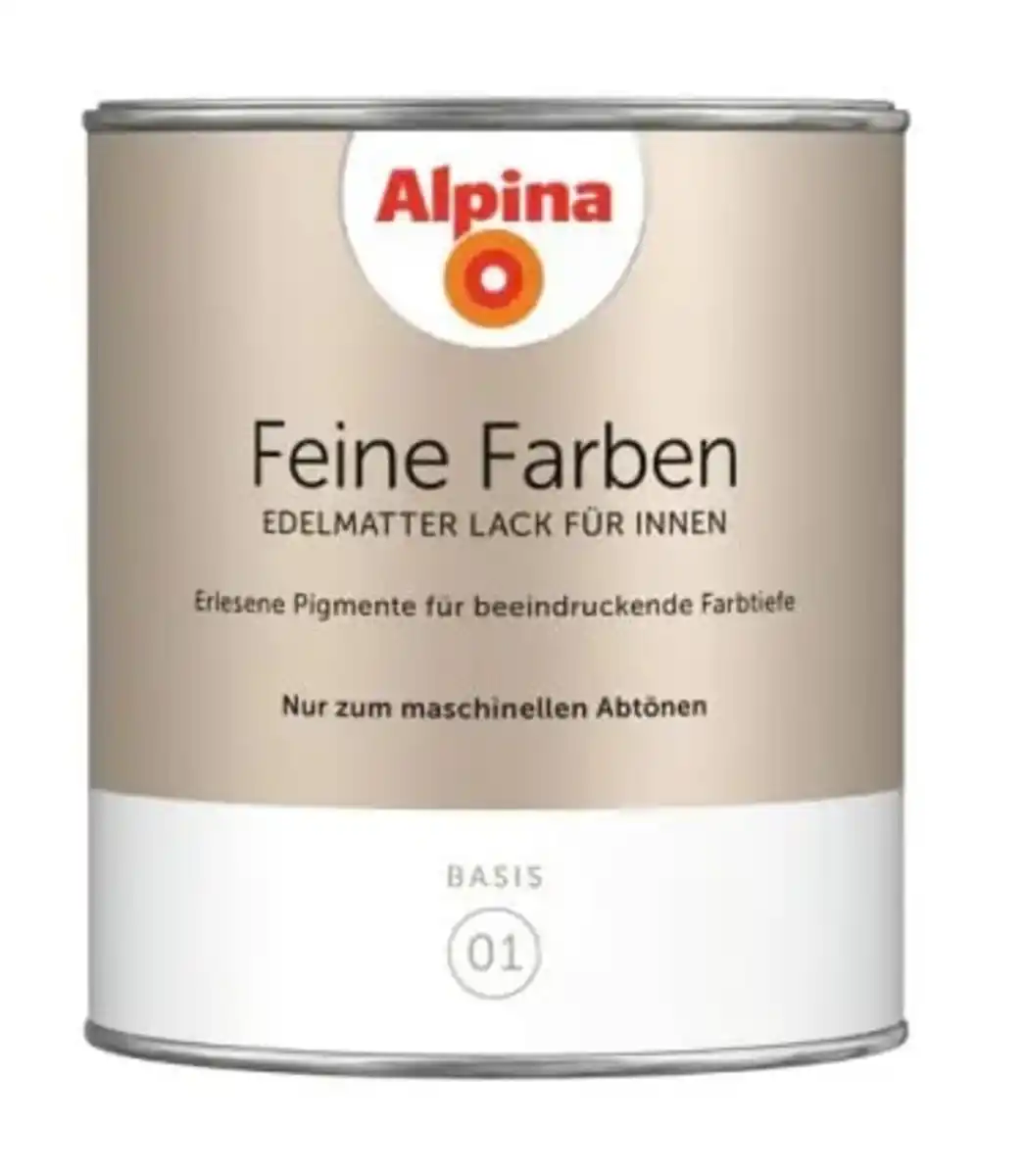 Bild 1 von Alpina Feine Farben Wandfarbe konservierungsmittelfrei - jetzt Farbton mischen