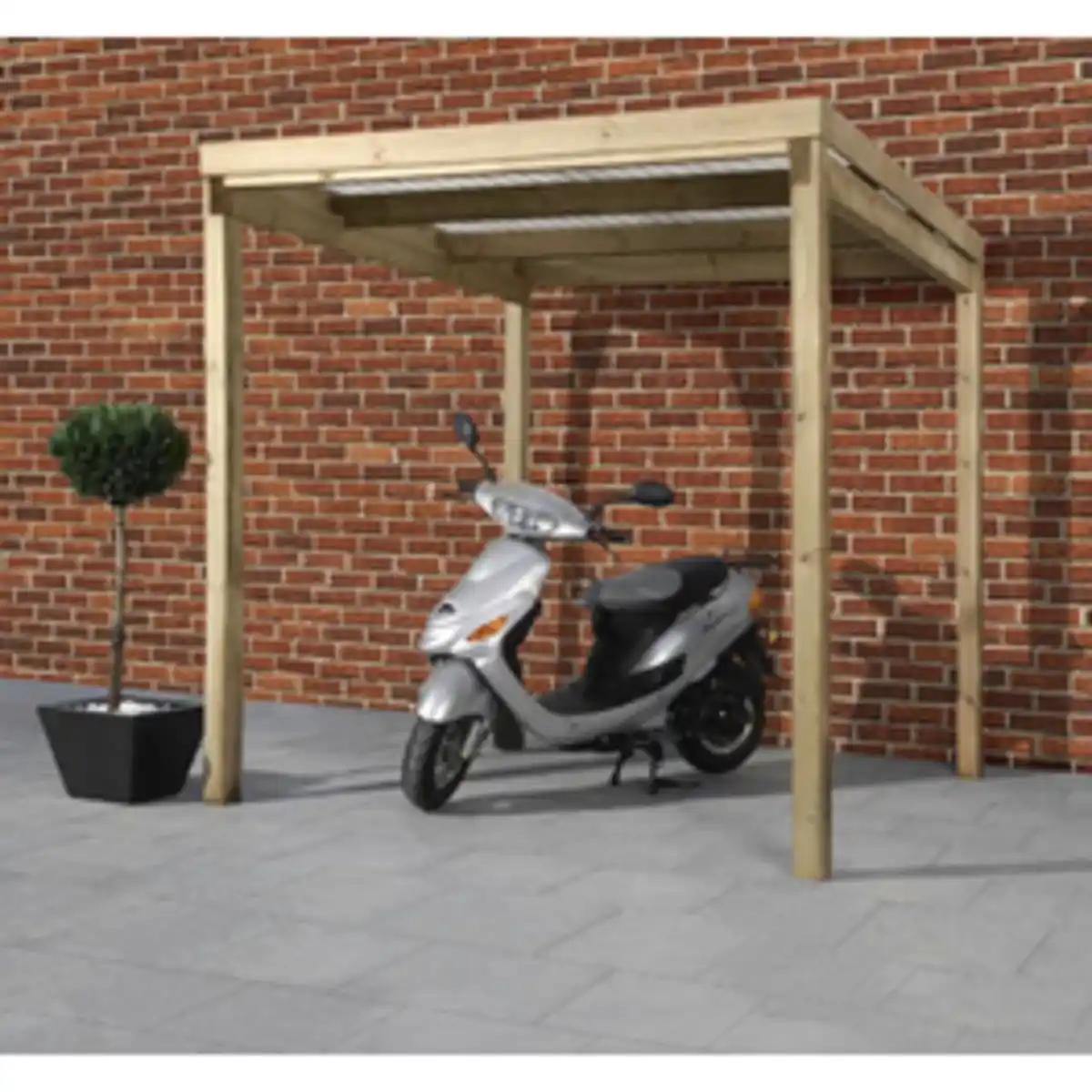 Bild 2 von Mr. GARDENER Allzweckunterstand, BxLxH: 199 x 199 x 230 cm, Dach: Polyvinylchlorid (PVC)