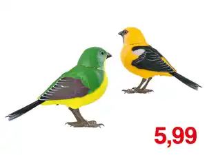 Deko Vogel mit Bewegungssensor
