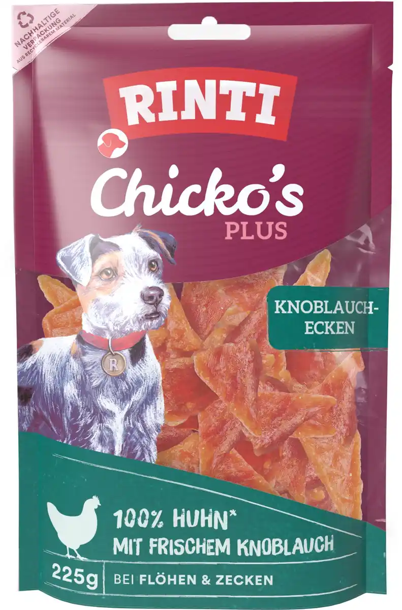 Bild 1 von Rinti Hundesnack Chicko mit Knoblauchecken 225 g