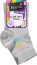 Bild 1 von Fascino Socken mit kurzem Schaft & Schallplatten-Motiv grau Gr. 39-42, 1 St