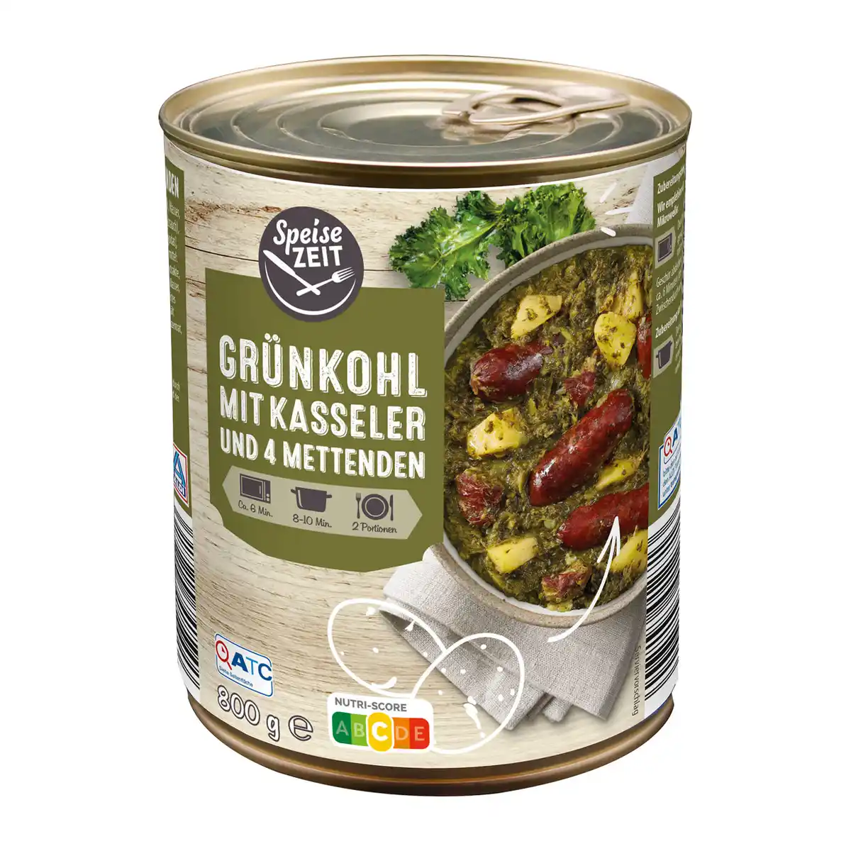 Bild 1 von SPEISEZEIT Grünkohl mit Kasseler und 4 Mettenden