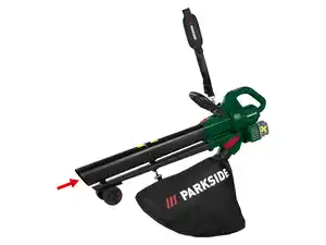 PARKSIDE® 40 V Akku-Laubsauger/-bläser »PALSB A1« ohne Akkus – ohne Ladegerät
