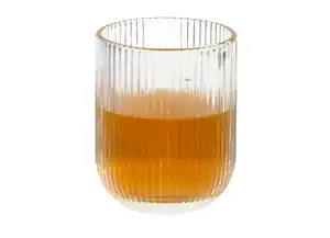 Wasserglas "Riffel" spülmaschinengeeignet