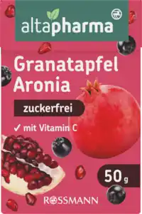 altapharma ALTAPHARMA GRANATAPFEL-ARONIA BONBONs, 50 g