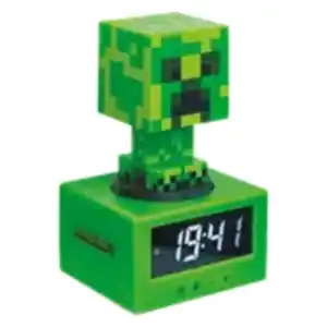 MINECRAFT Digitaler Wecker „Creeper Icon“