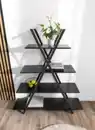 Bild 3 von Better Home Standregal, 4 Ebenen, ca. 120 x 33 x 135 cm - Schwarz