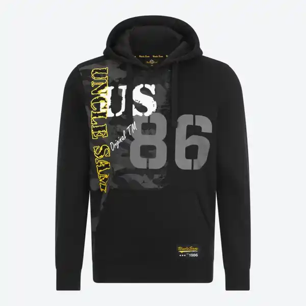 Bild 2 von Uncle Sam Herren-Sweatshirt mit Kapuze