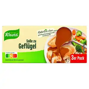 KNORR Basissauce 3 x 250 ml, Geflügel Soße