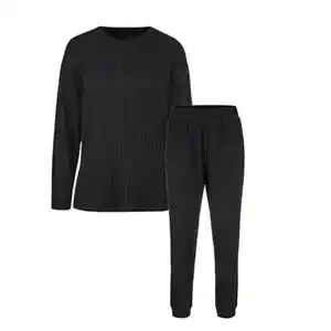 UP2FASHION WOMEN Damen Loungewear-Set, Schwarz, S 36/38