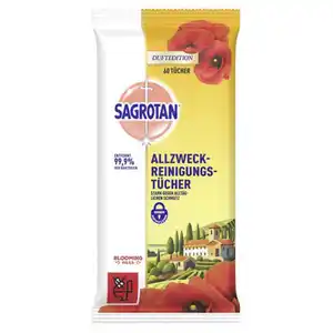SAGROTAN Allzweck-Reinigungstücher 60 Stück