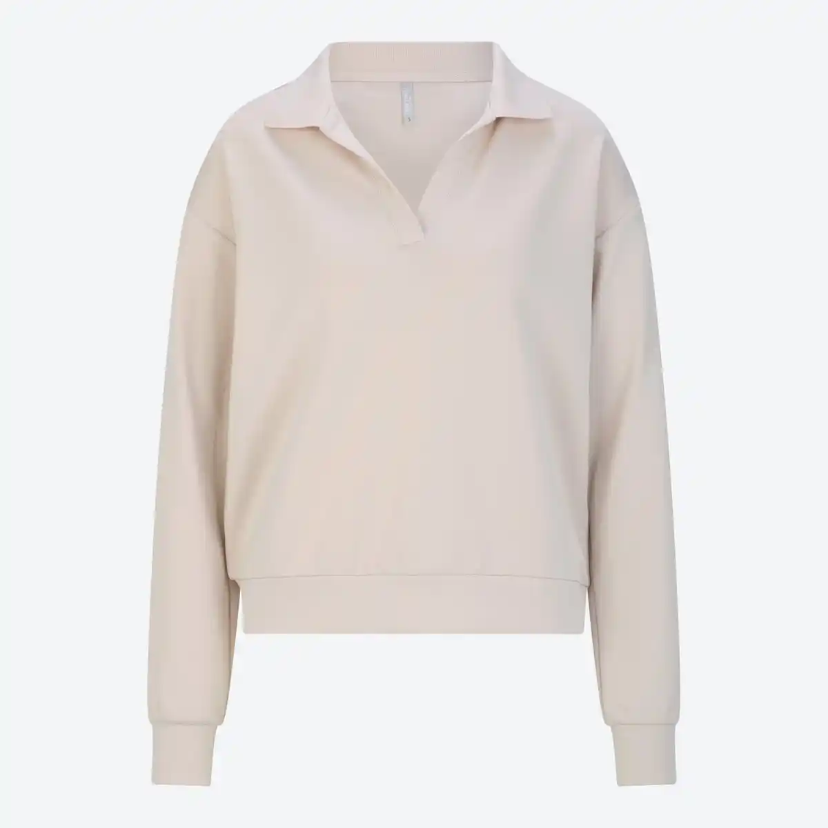 Bild 3 von Damen-Langarmshirt mit Polokragen aus Modal-Mix