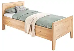 Bett Bern 90 x 200 cm Bianco-Eiche