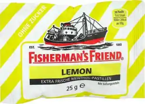 Fisherman's Friend Lemon ohne Zucker Pastillen, 25 g