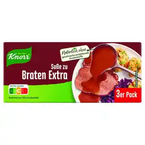 KNORR Basissauce 3 x 250 ml, Braten Extra