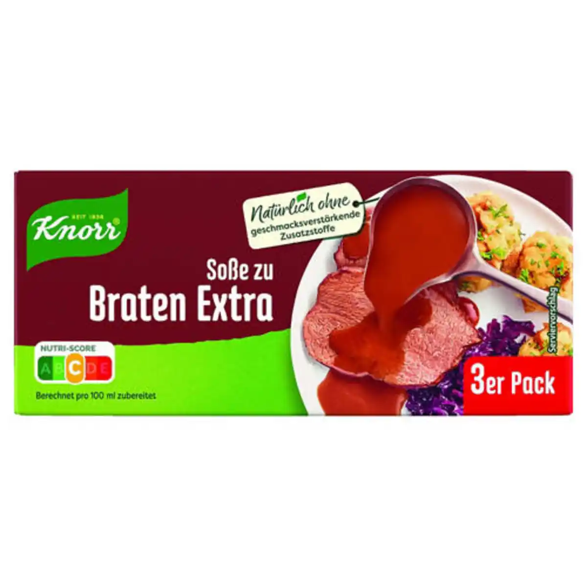 Bild 1 von KNORR Basissauce 3 x 250 ml, Braten Extra