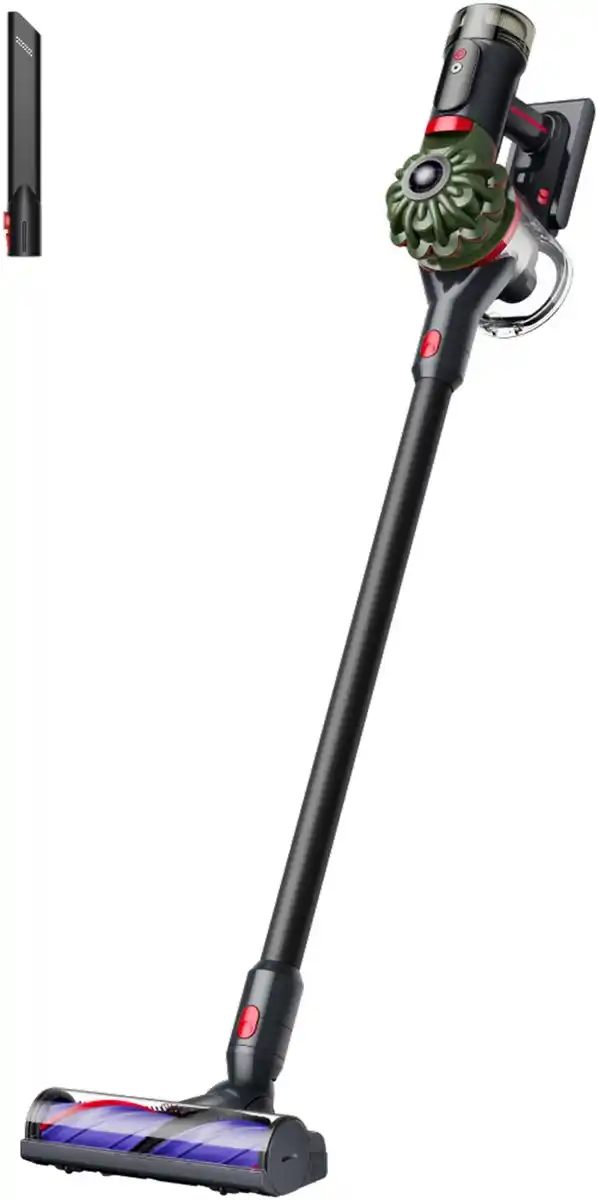 Bild 1 von V8 Cyclone Stielsauger schwarz/grün, 60 min Laufzeit, 0,5 l Staubvolumen