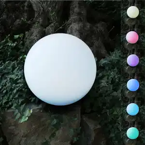 Solar-LED-Gartenleuchte Kugel 30cm