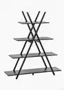 Bild 1 von Better Home Standregal, 4 Ebenen, ca. 120 x 33 x 135 cm - Schwarz