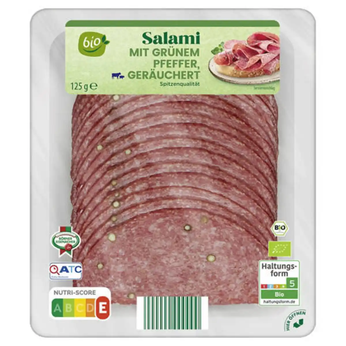 Bild 1 von Bio-Salami 125 g, Pfeffer