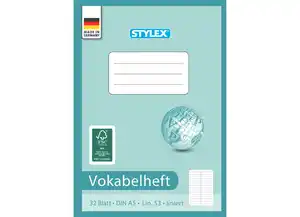 Stylex Vokabelheft DIN A5