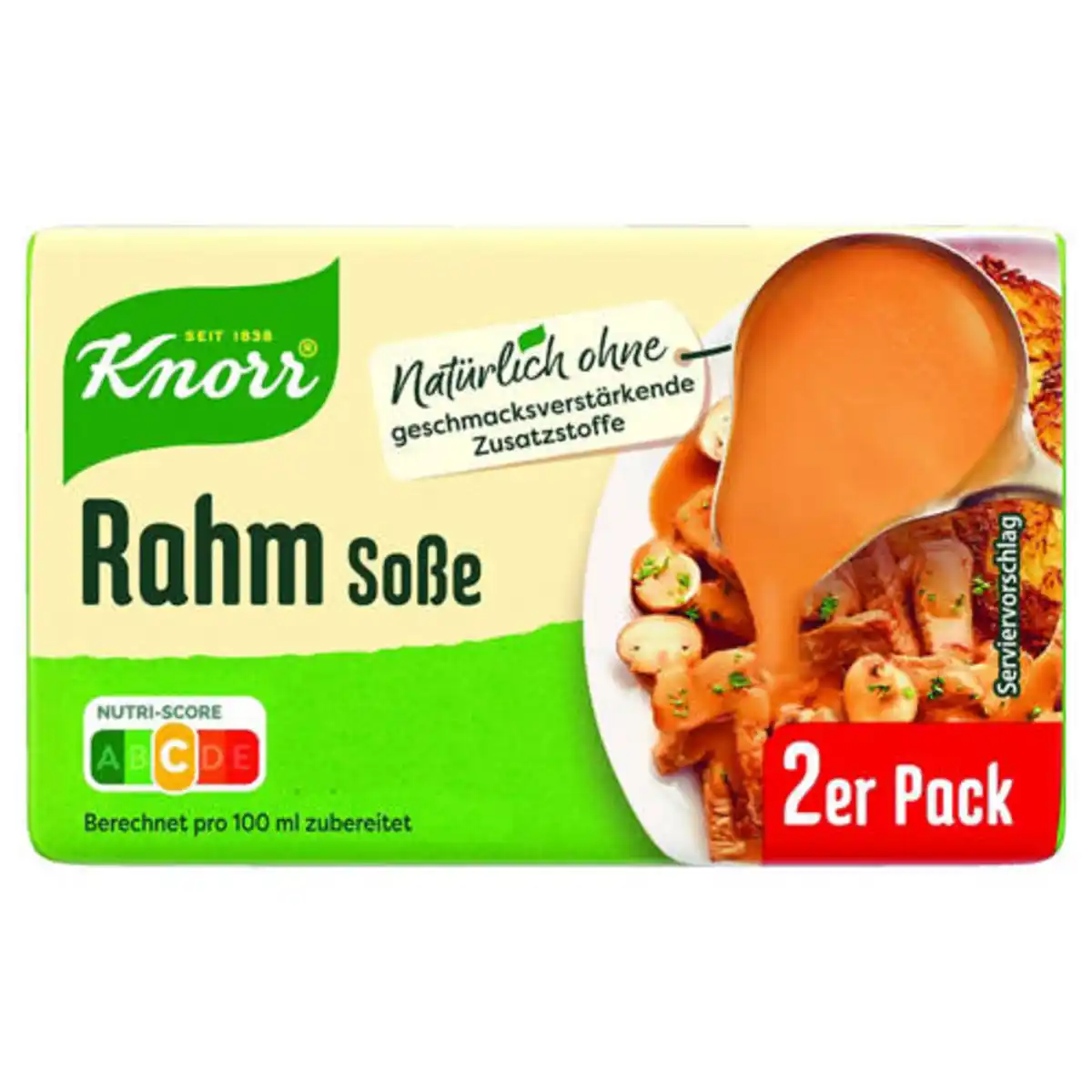 Bild 1 von KNORR Basissaucen 2 x 250 ml, Rahm Soße
