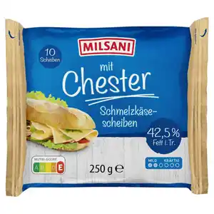 MILSANI Schmelzscheiben 250 g, Chester