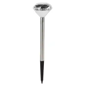 Solar-Gartenleuchte Diamant kaltweiß