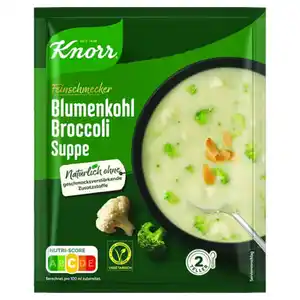 KNORR Feinschmeckersuppe 48 g, Blumenkohl-Broccoli
