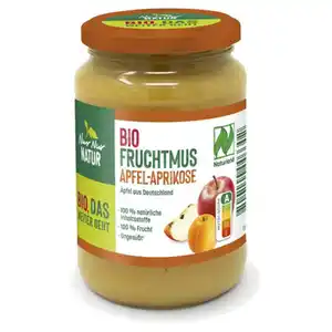 NUR NUR NATUR Bio-Fruchtmus 360 g, Apfel-Aprikose