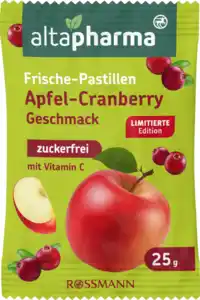 altapharma altapharma Frische-Pastillen Apfel-Cranberry, 25 g